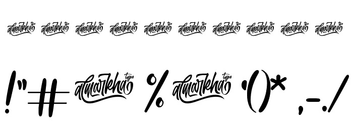 monieta Font OTHER CHARS