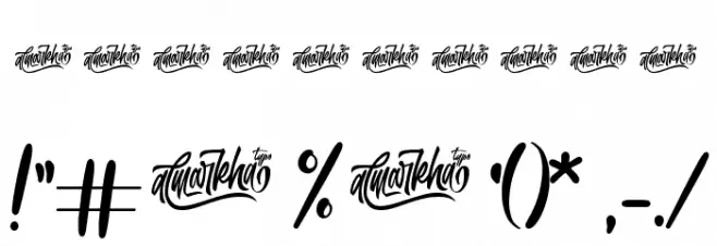 monieta Font OTHER CHARS