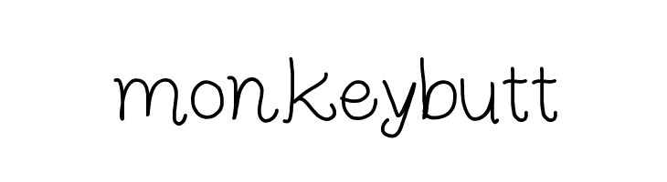 monkeybutt Font