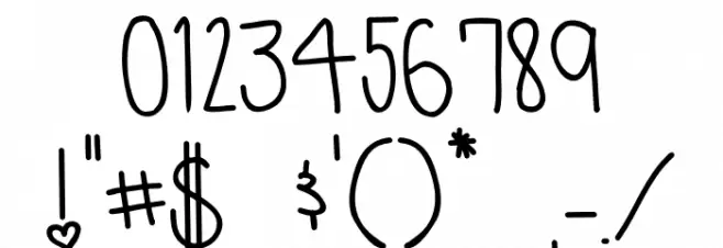 monkeys and bananas Font OTHER CHARS