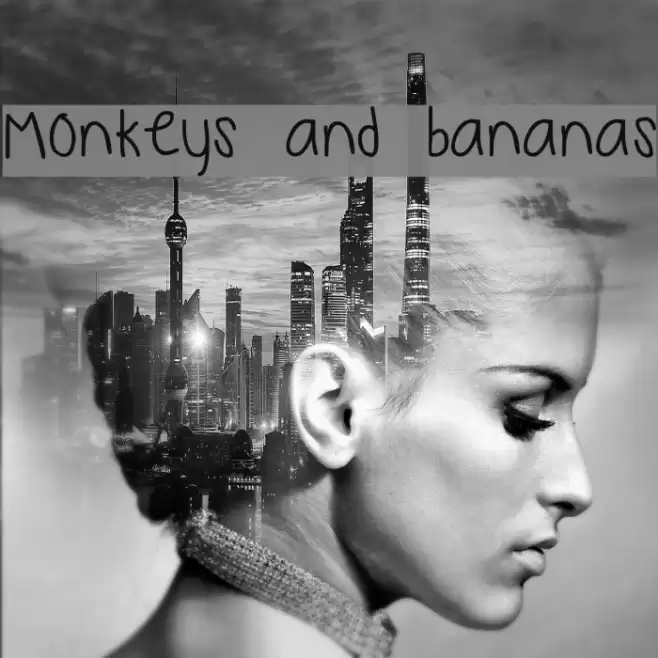 monkeys and bananas Font examples