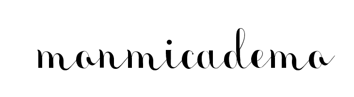 monmica demo  免费字体下载