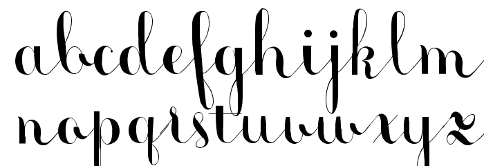 monmica demo Font LOWERCASE