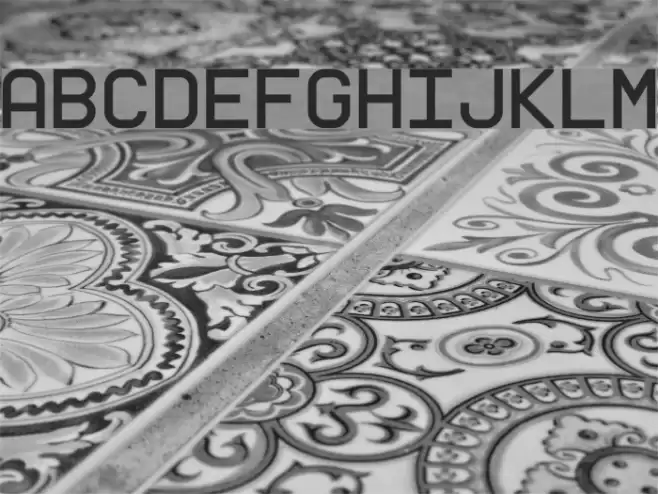 monoMMM_5 Font examples