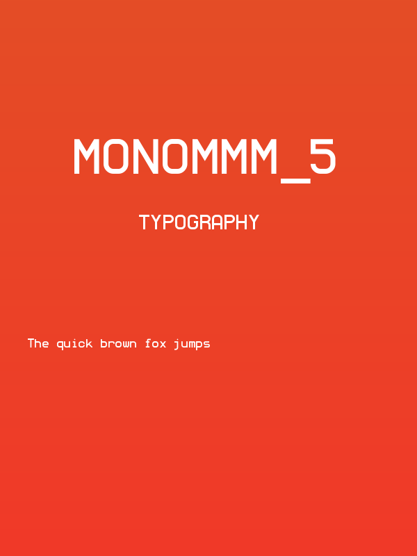 monoMMM_5 Poster