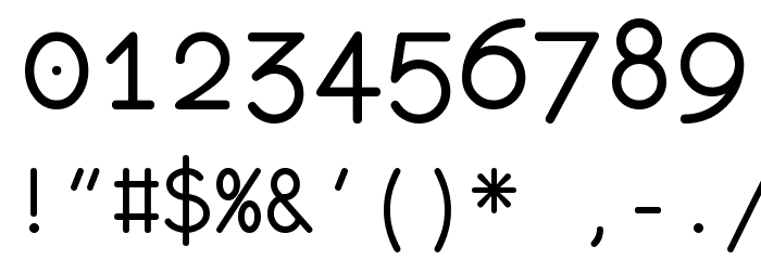 monofur Font Alte caractere
