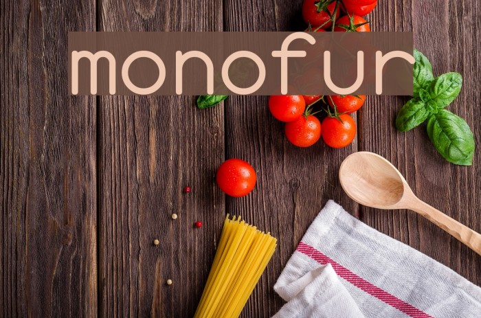 monofur Font examples