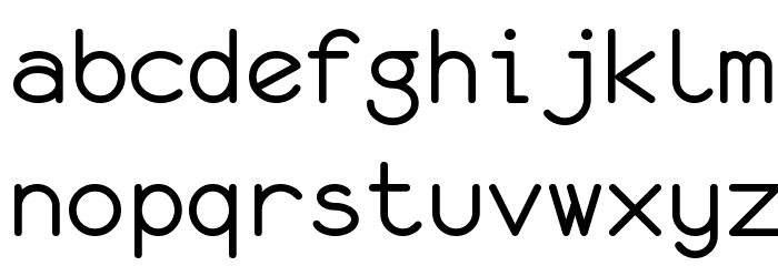 monofur Font Litere mici