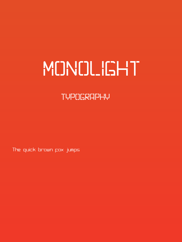 monolight Poster