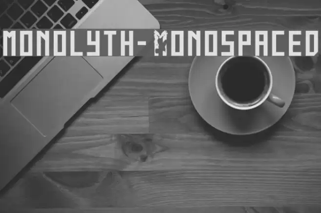 monolyth-Monospaced Font examples