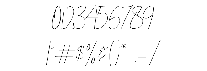 monopente Font OTHER CHARS