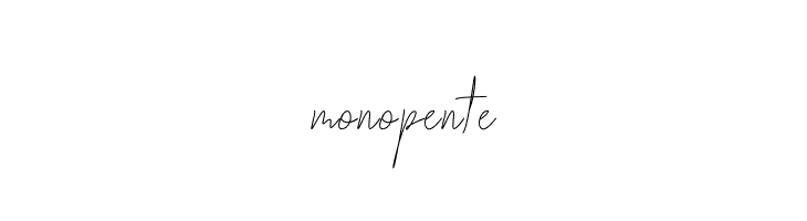 monopente  免费字体下载