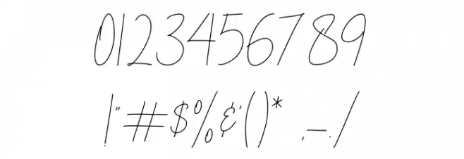 monopente Font OTHER CHARS