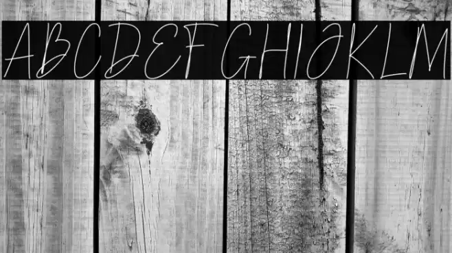 monopente Font examples