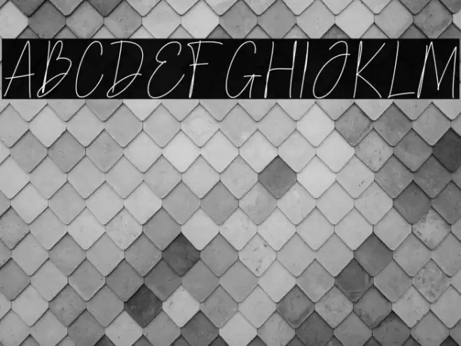 monopente Font examples