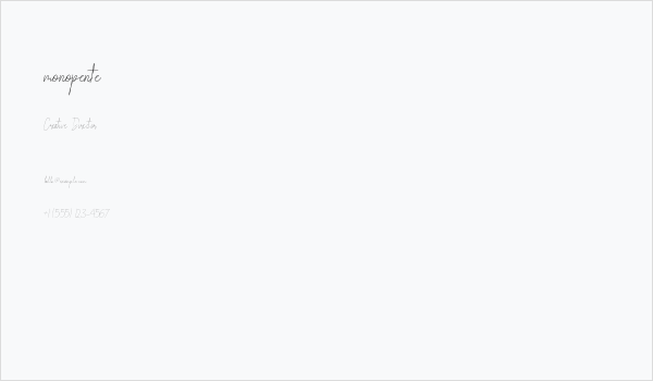 monopente Business Card