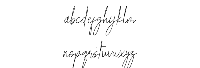 monopente Font LOWERCASE