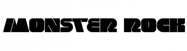 monster rock  नि: शुल्क फ़ॉन्ट्स डाउनलोड