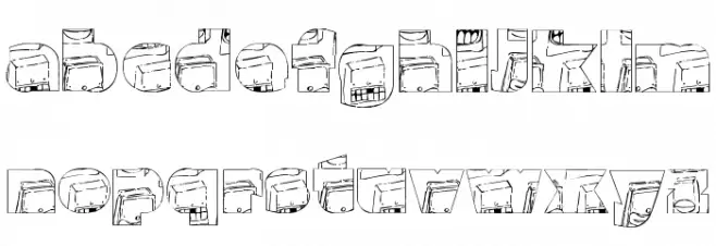 monsterboxes Fonte MINÚSCULAS