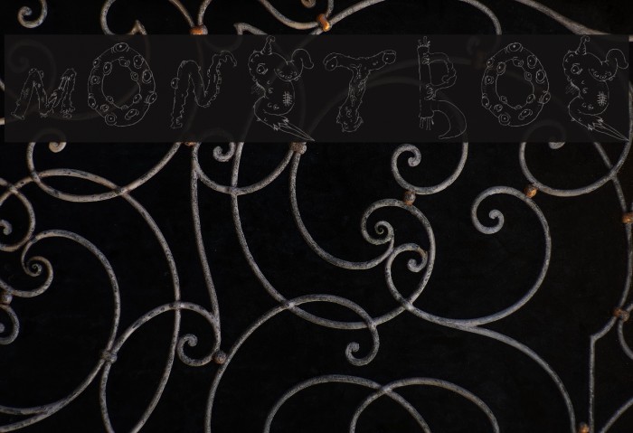 monstros Font examples