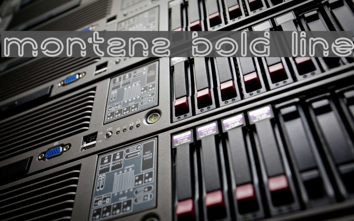 montana bold line Example 1