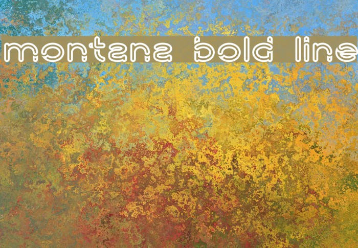 montana bold line Example 2