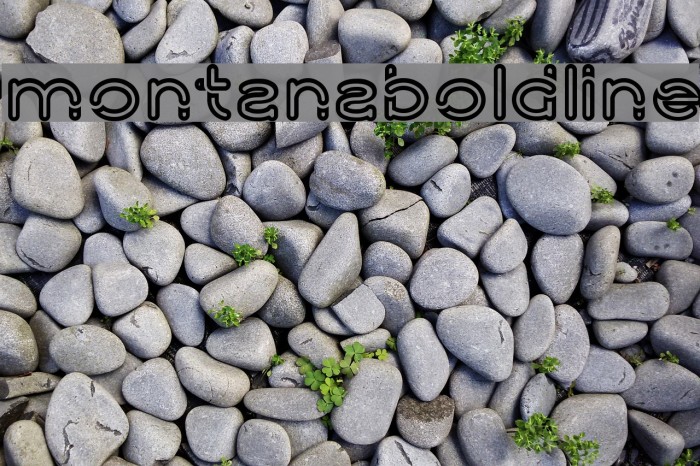 montanaboldline Font examples