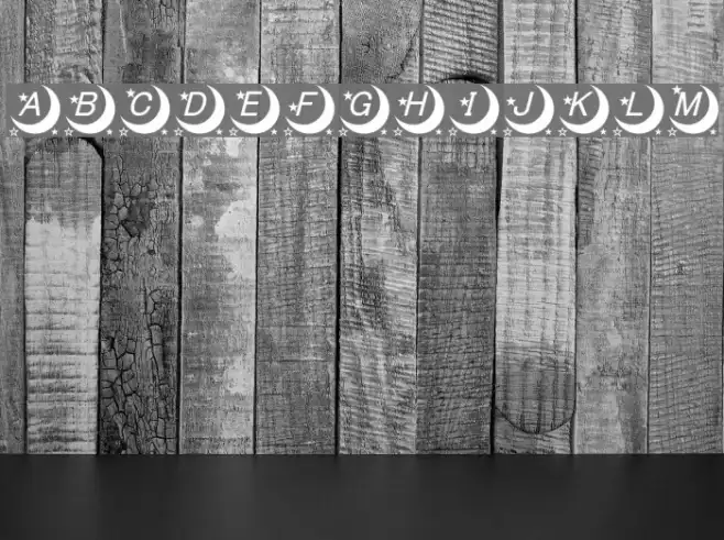 moon font Example 2