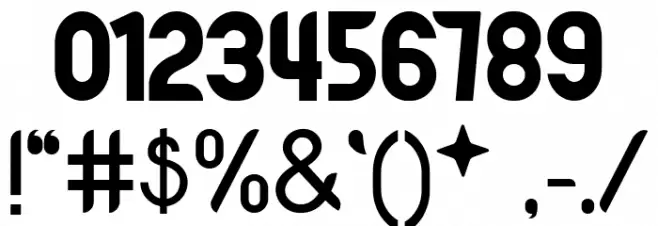 moonbeam Regular Font OTHER CHARS