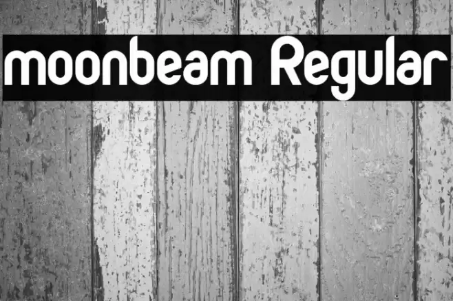 moonbeam Regular Font examples