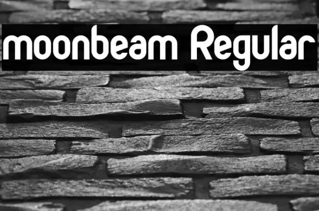 moonbeam Regular Font examples