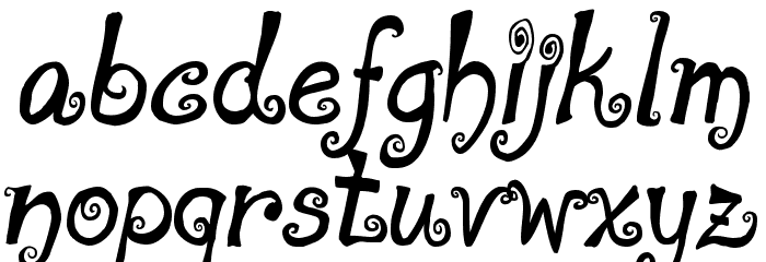 moonpie a la monde Font LOWERCASE