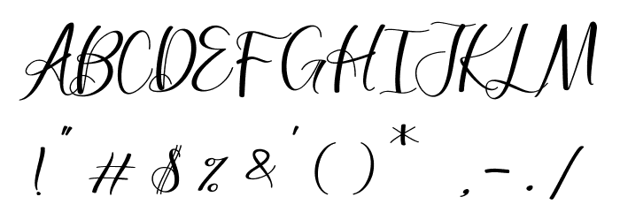 morelightscript Font OTHER CHARS