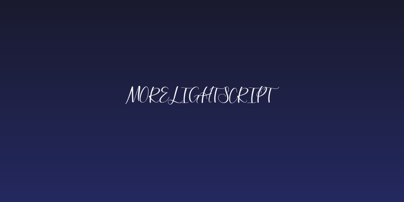 morelightscript Social Header