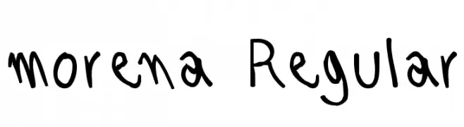 morena Regular  Frei Schriftart Herunterladen