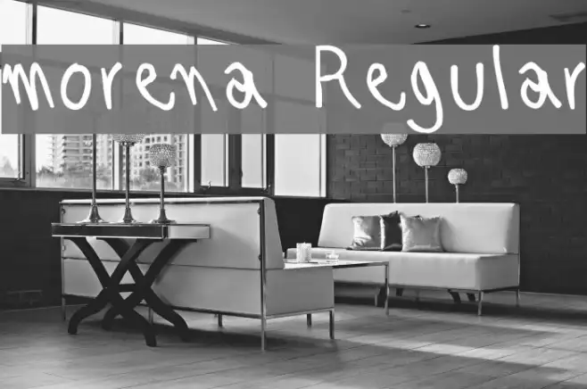 morena Regular Example 1