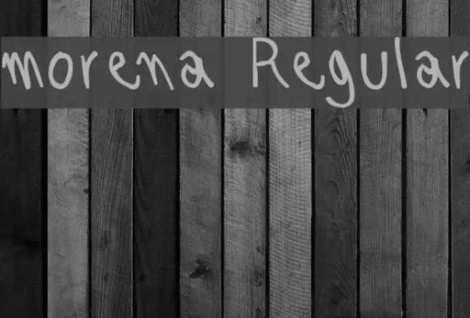 morena Regular Example 2