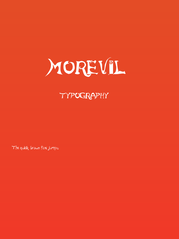 morevil Poster