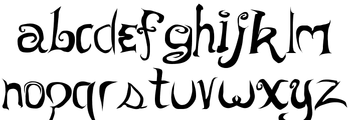 morevil Font LOWERCASE