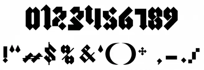 morgan Font OTHER CHARS