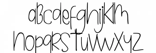 morganisa फ़ॉन्ट लोअरकेस