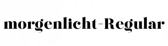 morgenlicht-Regular  Frei Schriftart Herunterladen