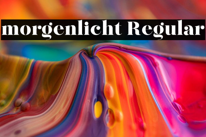 morgenlicht Regular Example 2