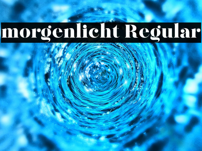 morgenlicht Regular Example 3