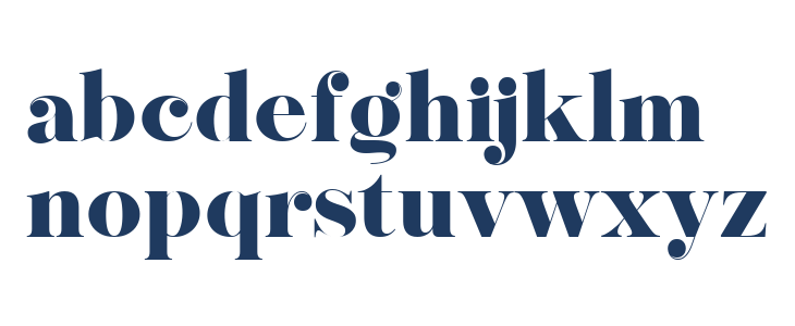 morgenlicht Regular Lowercase