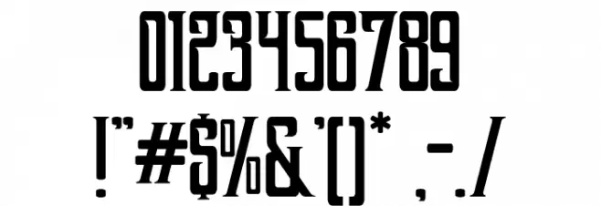 morise-Regular Font OTHER CHARS