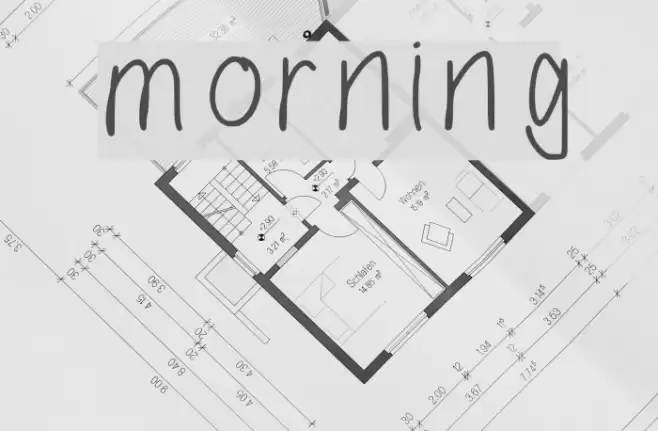 morning Font examples