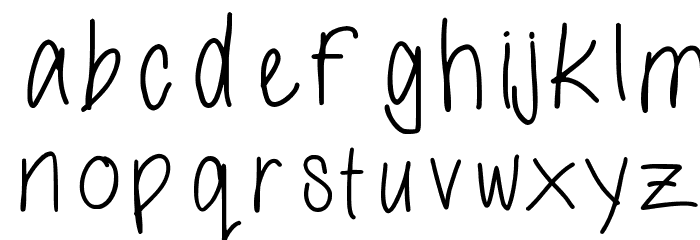 morning Font LOWERCASE