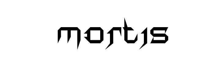 mortis  Descarca Fonturi Gratis