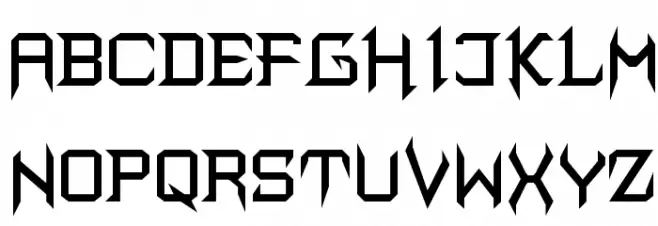 mortis Шрифта ВЕРХНИЙ
